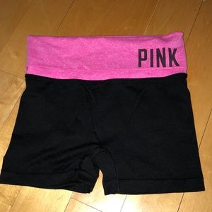 Pink yoga spandex
